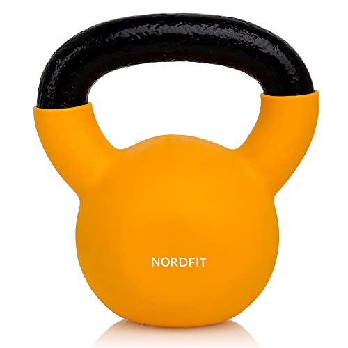PALIRMO Neoprene Coated Cast Iron Kettlebell Weights - Sizes 4kg to 20kg