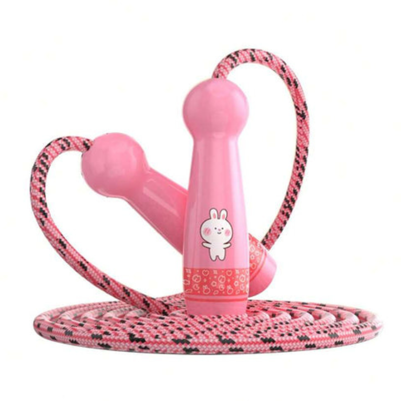 Adjustable Kids Jump Rope with Cartoon Handles – ABS Plastic, Multiple Colours