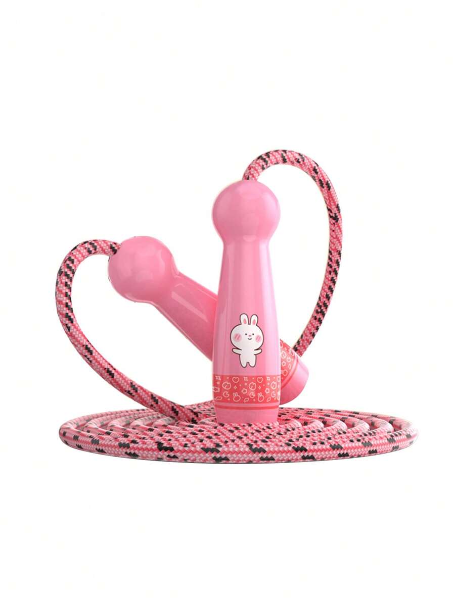 Adjustable Kids Jump Rope with Cartoon Handles – ABS Plastic, Multiple Colours