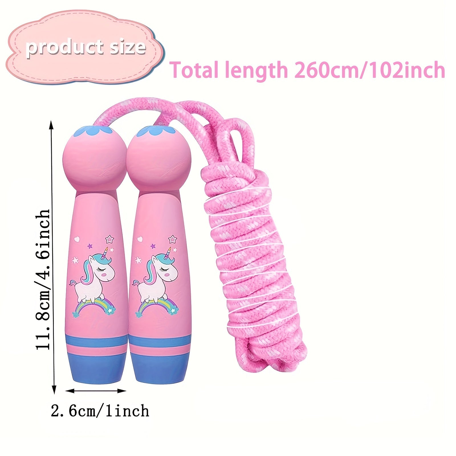 Cotton Braided Kids Jump Rope